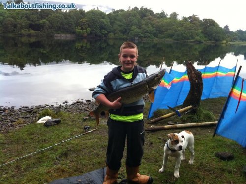 my god son declan caught on predator spray 19 lb 